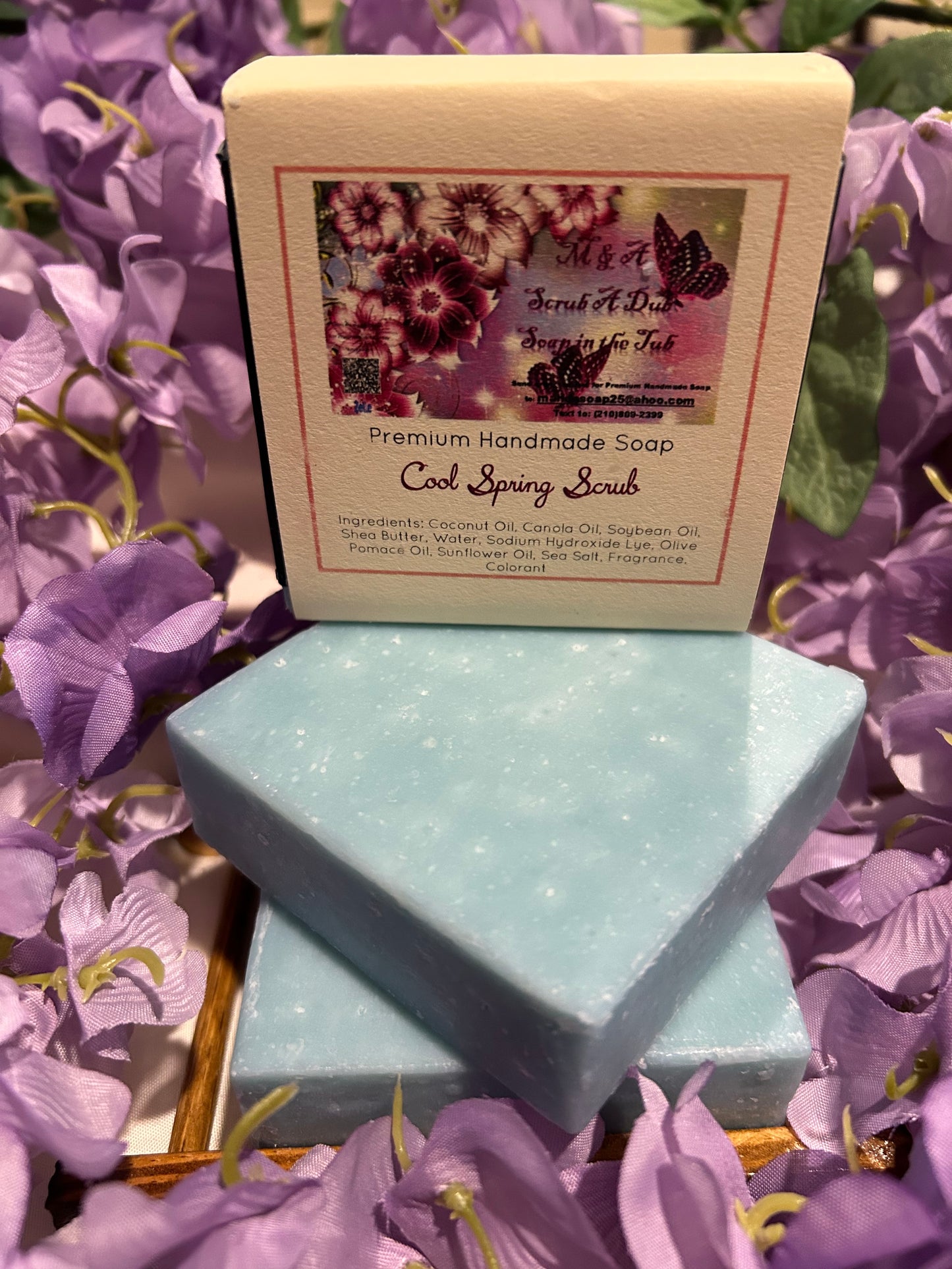 Cool Spring Scrub Soap (Men’s Soap)